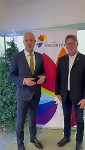 8.8K views · 125 reactions | Roscommon Galway Deputy and Fianna Fáil spokesperson on Health, Martin Daly T.D. is accompanied by Paddy Joe Burke, Roscommon’s Age Friendly Ambassador. Proudly backing a local initiative that spreads festive cheer to older residents living alone in the county. Each person will receive a Christmas card so they feel connected this Christmas. #AgeFriendly | Roscommon County Council | Facebook