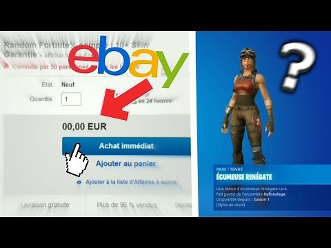J'ai acheté des COMPTES FORTNITE *ULTRA RARE* sur EBAY, voilà ce que j'ai eu...