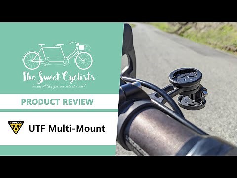 Topeak UTF Multi-mount GPS Bike Computer / Light / Camera Dual-sided Mount Review - feat Aluminium