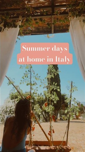 Cicadas & water. All day long. #Italy #summer #home