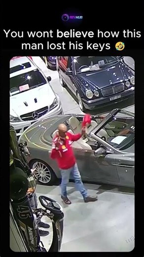 You will never guess how he lost his #car keys. #automobile #carculture
