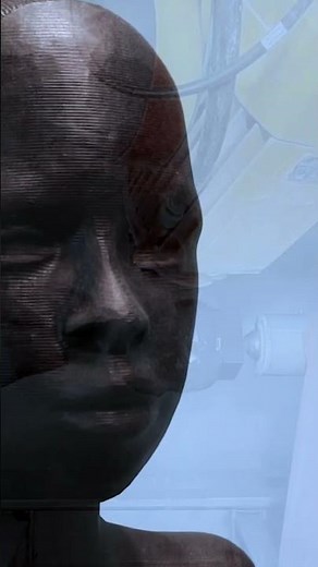 Creating a stone statue with the 5-axis cnc milling centre Breton Viper