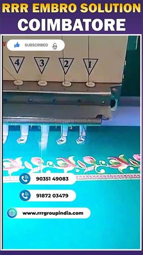 Great Response for RRR Embroidery Machine Demo in Coimbatore – Now It’s Your Turn