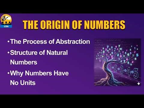 [121111]The process of creating natural numbers through abstraction is explained.