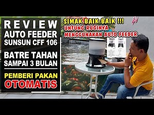 REVIEW AUTO FEEDER KOI‼️Pemberi Pakan Otomatis‼️