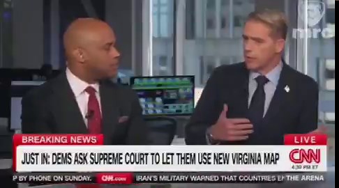 Scott Jennings confirms on CNN that Virginia Democrats are seriously considering firing their entire Supreme Court to force through their new redistricting maps“The freakout in Virginia has been so extreme, you even have Democrats over there who are saying they want to effectively politically decapitate the entire Virginia Supreme Court by putting an age limit of 54 so they can get rid of every existing justice and install people who will promise to rule a certain way on a certain case — which t