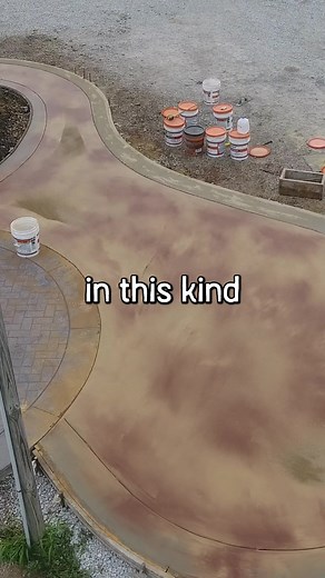 Marble Effect With Stamped Concrete Highlights