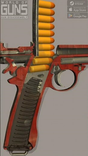 Mannlicher M1905 Pistol Reload & Slow Motion Shot #firearmeducation #gunmechanics #slowmotion
