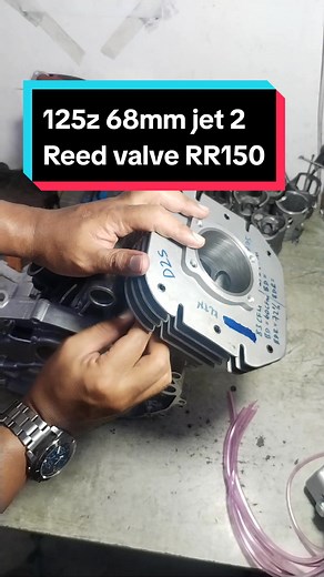 Reed Valve RR150 Installation on 125z 68mm Jet 2 - DIY Flow Test