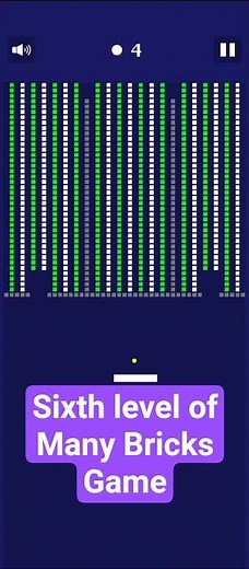 Many Bricks Level 6 | Fast Brick Breaking Challenge | Intense Arcade Action #shorts