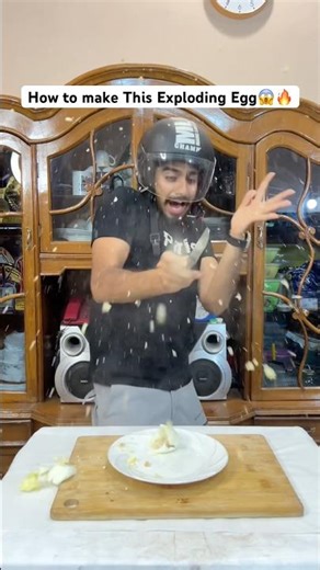 How to make this exploding egg😱🔥
