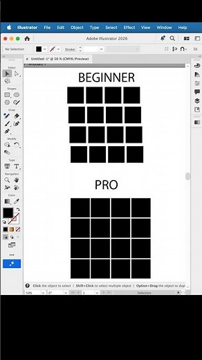 Amazing Split into Grid in Illustrator #design #photoshop