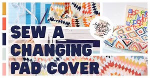 I have been feverishly sewing for my neighbor who is having a baby boy any day now. Here is the first project! Get all the details here >>> https://www.sewwhatalicia.com/changing-pad-cover/ | Sew What Alicia