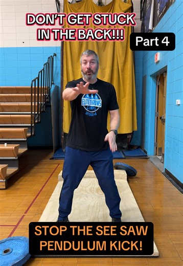 Part 4! This issue is not seen as much as some of the other inefficiencies from the past couple of days, but it is also something that can really affect the timing of the left foot out of the back of the circle. This pendulum see-saw type movement where the right foot goes all the way up in the air before driving straight through the circle can really cause the left foot to feel like it is stuck in the back of the circle. #fyp #track #shotput #discus #fypシ