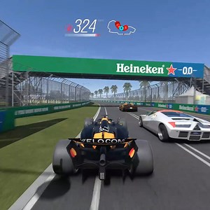 5.1K views · 59 reactions | McLaren F1 2025 vs Supercars & Hypercars at Albert Park | Raceluxius Horizon | Facebook