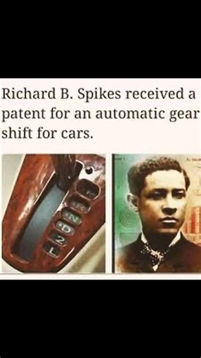 Main Man | In 1932, Richard B. Spikes received a patent for an automatic car gear shift. Big companies welcomed his inventions. Its patent... | Instagram
