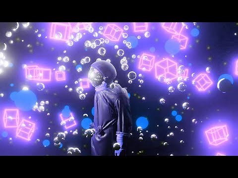 Neon Ocean Astronaut Background | 8K 4K UHD Free Video