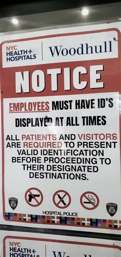 Did you know they now require you to show ID when entering the hospital?