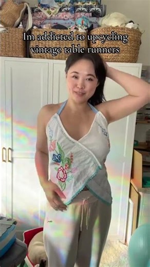 This is your sign to upcycle some table runners #sewing #sewingtutorial #diy #upcycling