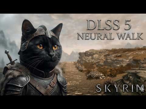 Skyrim DLSS 5 - 4K Ambient Walking Tour