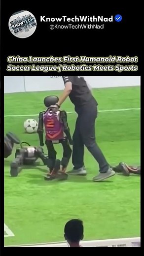 China Launches First Humanoid Robot Soccer League ⚽🤖 | Robotics Meets Sports