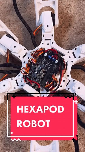 Welcome to the future 🤖 #robotics #arduinoproject #hexapod #spider