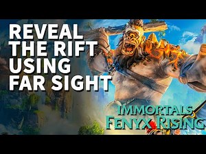 Reveal the rift using Far Sight Immortals Fenyx Rising Quest