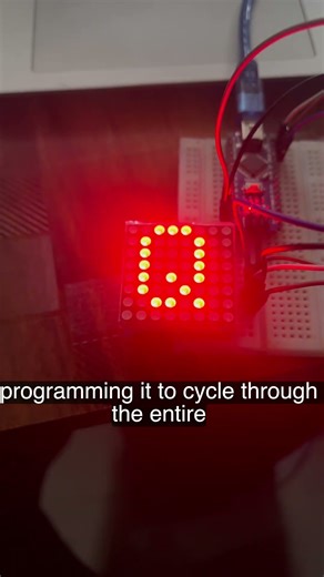 Matrix Display Programming with Arduino #matrix #iot #arduino #circuitboarddesign #microcontroller