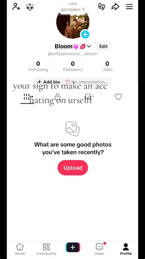 your sign to makee an acc hating on urselff✨️#creatorsearchinsights #fyp #viral #boost
