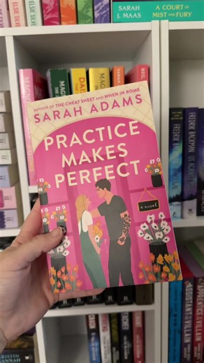 Spent my snow day reading almost all of this one! I enjoyed this one a lot & found myself laughing out loud multiple times 😂 What did you read during the snow storm weekend? #snowstorm #recentread #practicemakesperfect #sarahadams #bookish