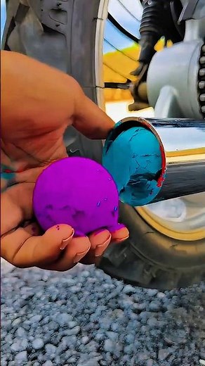 😱 Bullet के Silencer में Colour Ball डालने से क्या Blast हुआ? #shorts