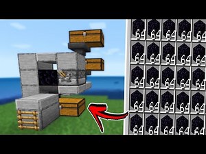 Farm de OBSIDIAN FÁCIL de fazer para MINECRAFT