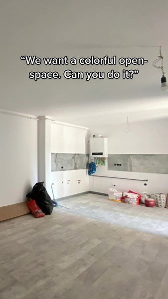 Colorful Open-Space Interior Design Ideas