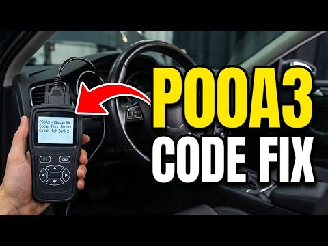 How To Fix P00A3 Code - How To Fix Charge Air Cooler Temp Sensor Circuit High Bank 2