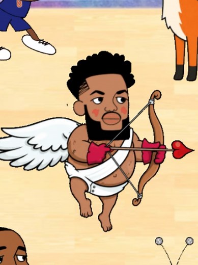 CUPID-TOWNS made Dylan Harper fell in love! Knicks up 1-0 vs SPURS in NBA FINALS! #nba #nbafinals #knicks #fyp #spurs