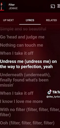 #filter lyrics by Jennie #jennie kim#blackpink #creatorsearchinsights