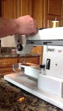 Threading a Pfaff 297 Sewing Machine