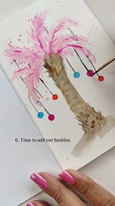 Follow along with artist Clarice Gomes Designs to paint a tropical christmas tree!⁠ ⁠ Materials used: ⁠  Strathmore Artist Papers Watercolor Postcards 4”x6”⁠  Princeton Velvetouch Round size 5 and Heritage Round size 3 brush⁠  Daler-Rowney Aquafine Watercolors⁠  Metallic Watercolors⁠ ⁠ #PrincetonBrushes #WatercolorArt #WatercolorTutorial #WatercolorArtist #ArtTutorial #Watercolorist #Aquarelle #HolidayArt | Princeton Artist Brush | Facebook