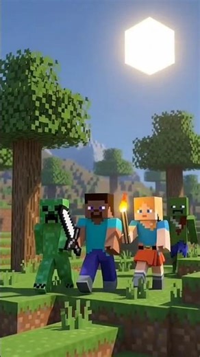 Minecraft characters and Animals