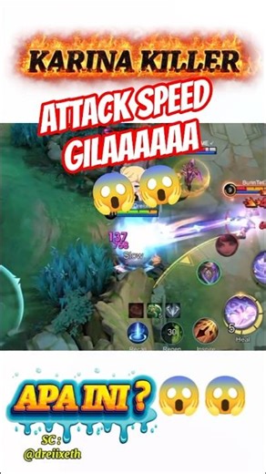 ⚡ Attack Speed Angela Overpower! Lawan Auto Lumer 🔥😱