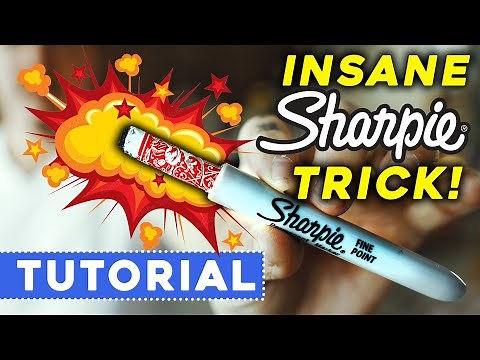 Did You SEE The Secret MOVE? Sharpie Magic Trick TUTORIAL