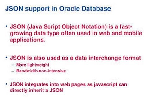 How to insert json data in oracle database In java