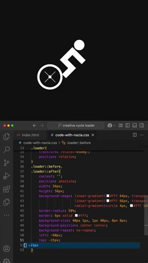 Pure CSS Cycle Loader Animation 🔄 | HTML & CSS