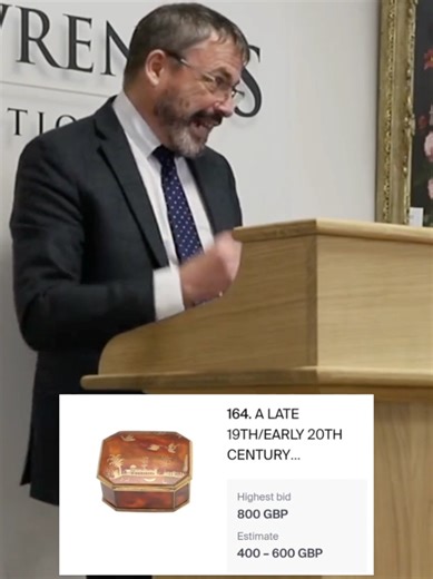 Bidders Drive Up Price of Snuffbox - Local expertise, Global reach #snuff #auctionhouse #auctioneer #auction #crewkerne
