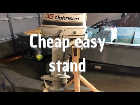 Mobile Boat Motor Stand| Cheap easy Stand