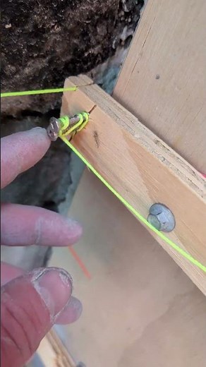 string lines, how tight do you tighten them for masonry