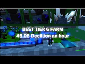 (UPDATED) Best tier 6 farm - 46.08 Decillion an hour | Roblox Factory simulator