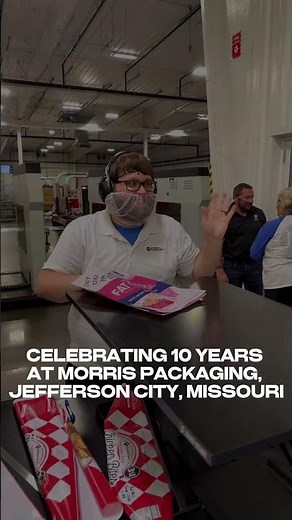 Celebrating 10 Years at Morris Packaging, Jefferson City, MO