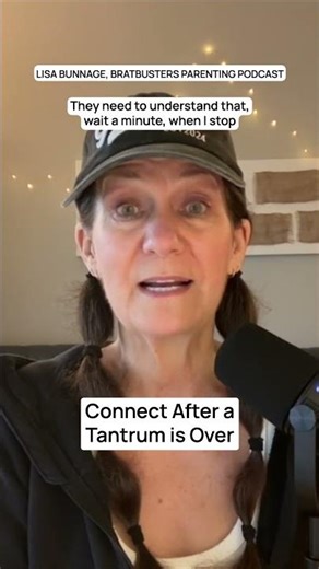 Connect After a Tantrum is Over