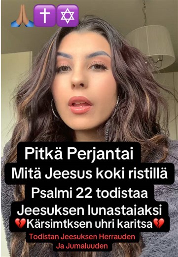 Hyvää pitkäperjantaita, Kiitos Jeesus✝️✡️❤️❤️❤️❤️‍🔥❤️‍🔥#yeshua #grace #suomitiktok #holyspirit #muslim